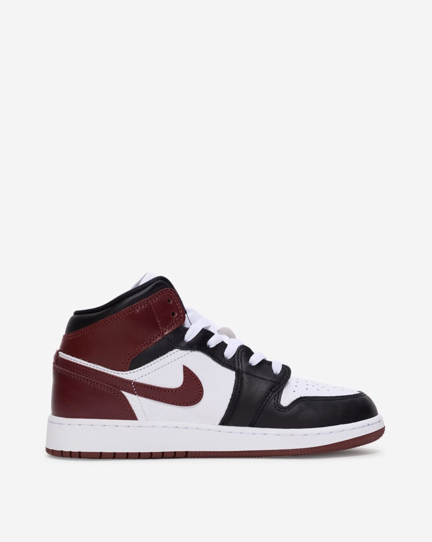 Shop Jordan Big Kids' Air Jordan 1 Mid SE HF3188-102 black