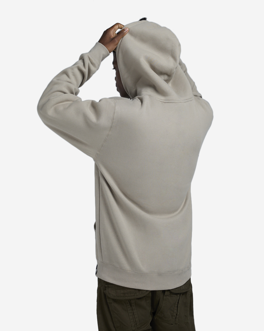 Shop Hasta Muerte Angel Float Hoodie HMANGELFLOAT-CEM grey