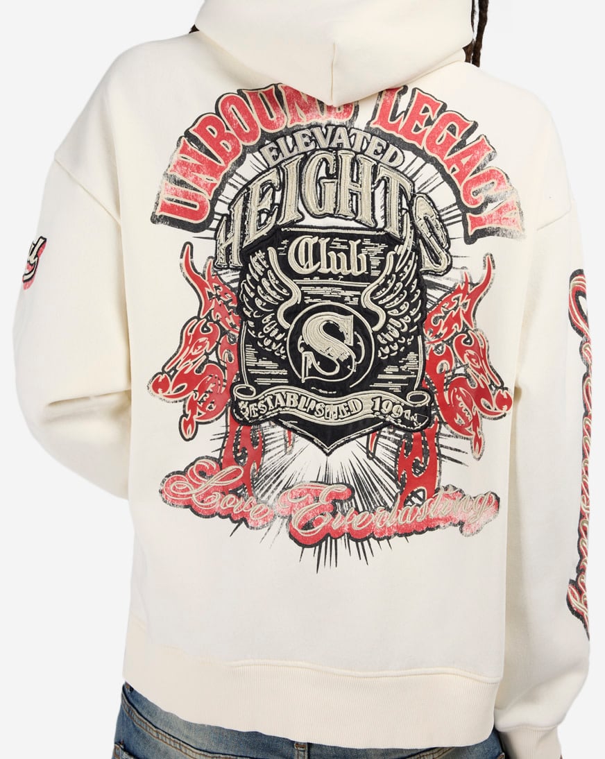 Shop Smoke Rise Legacy Hoodie FO25699SNZ-ECRU cream | SNIPES USA