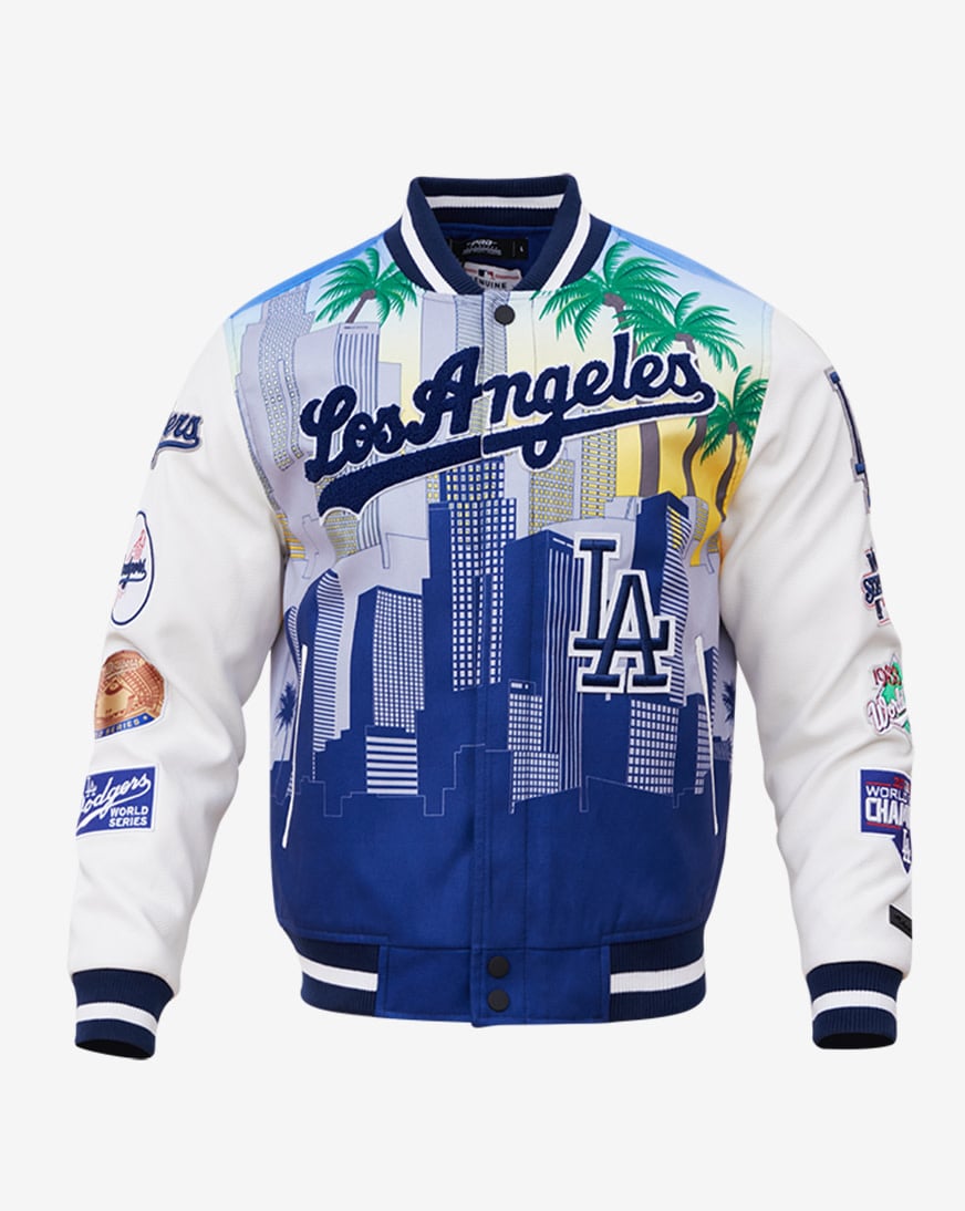 Shop Pro Standard Los Angeles Dodgers Remix Varsity Jacket