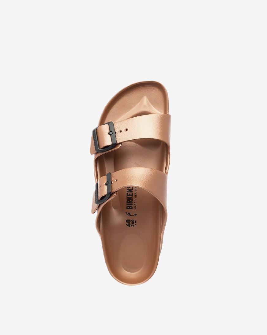 Birkenstock Arizona Eva Metallic Copper Shop Birkenstock Arizona