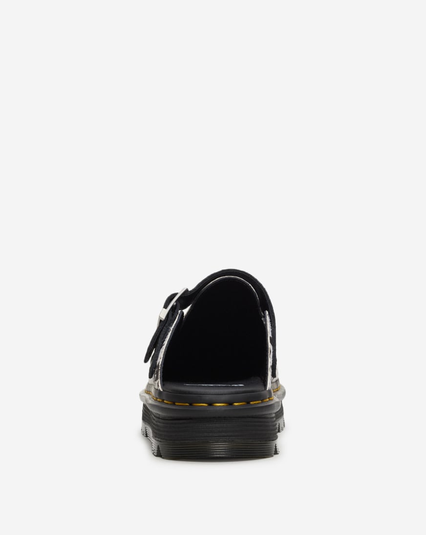 Shop Dr. Martens Zebzag Suede Slingback Platform Mules 42850100