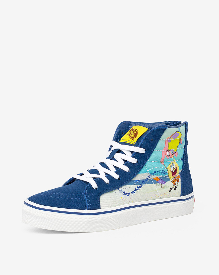Shop Vans Grade School Spongebob Squarepants X Sk8-HI ZIP