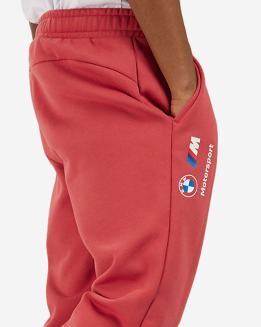 Shop PUMA BMW Motorsport Essential Fleece Pants 62130210 red 