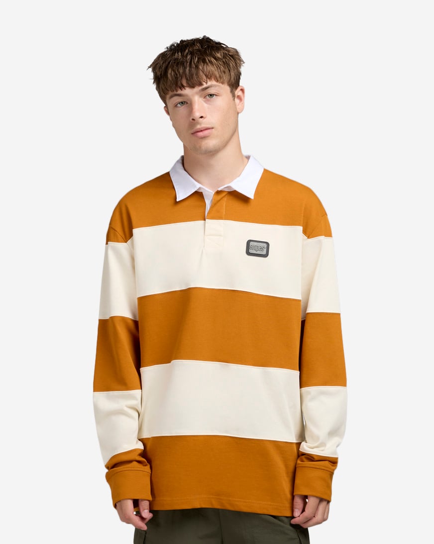 Shop SNIPES Rugby Long Sleeve Tee FW25MF006-900 orange | SNIPES USA