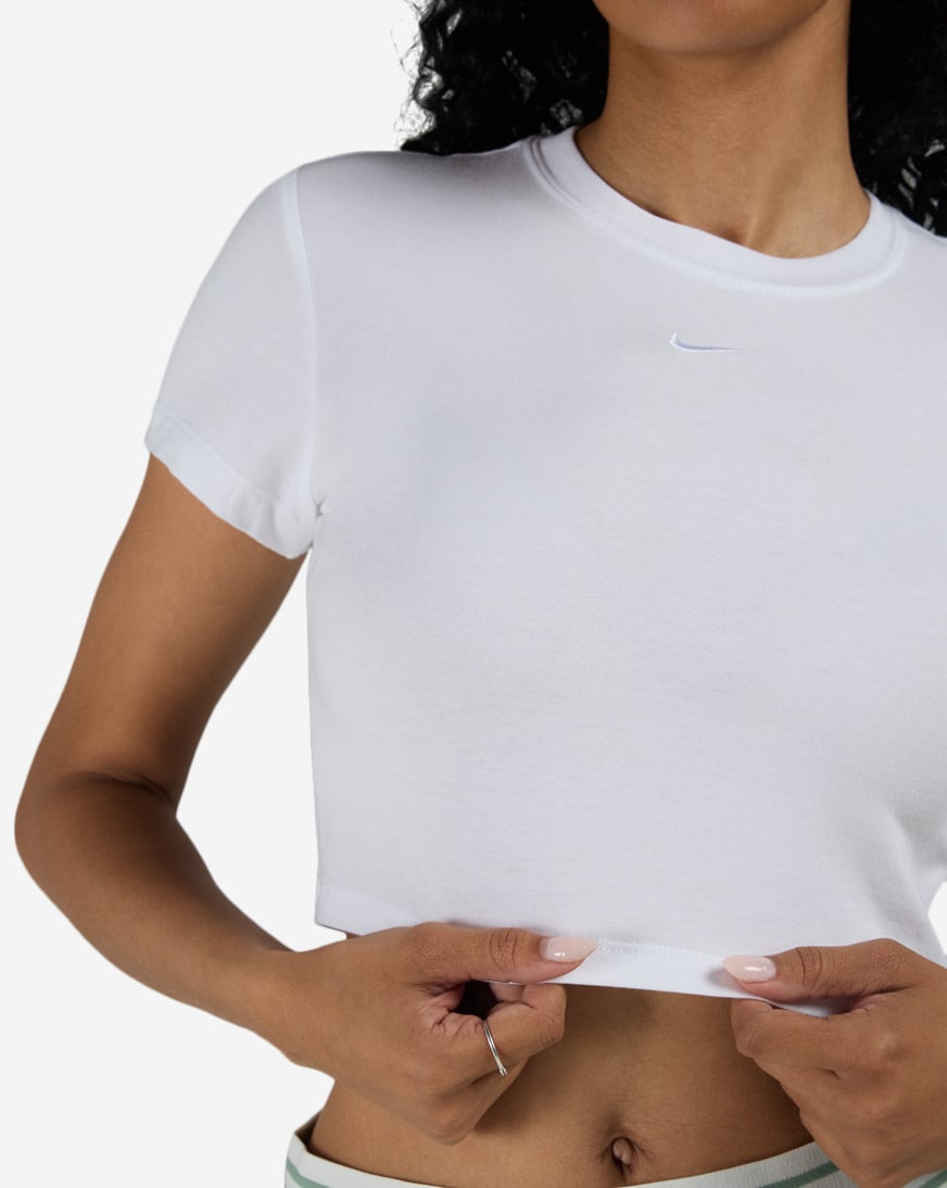 Nala cropped knit top Sサイズ Shop Nike Chill Knit Cropped T-Shirt HF9538-100 white | SNIPES USA
