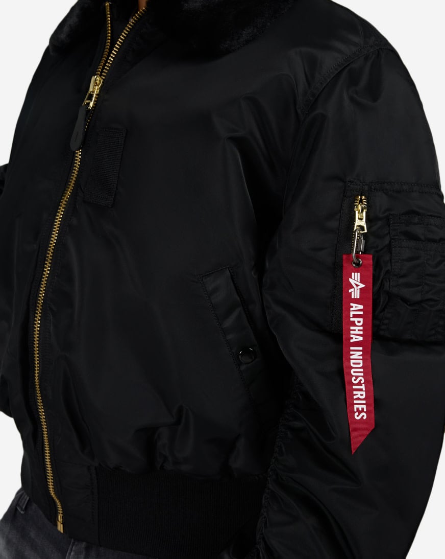 Shop Alpha Industries B-15 Heritage Bomber Jacket MJB23010C1-BLK