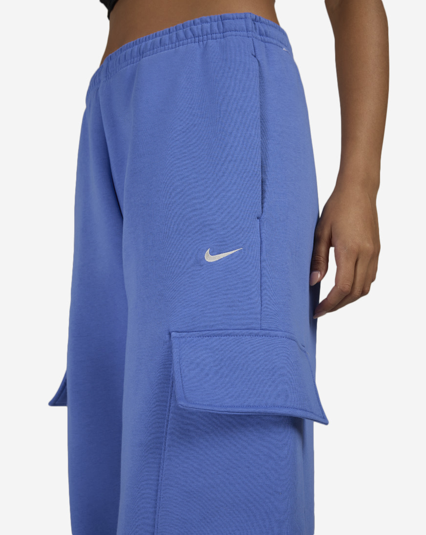 Shop Nike NSW Phoenix Fleece Cargo Sweatpants IM7488-460 blue