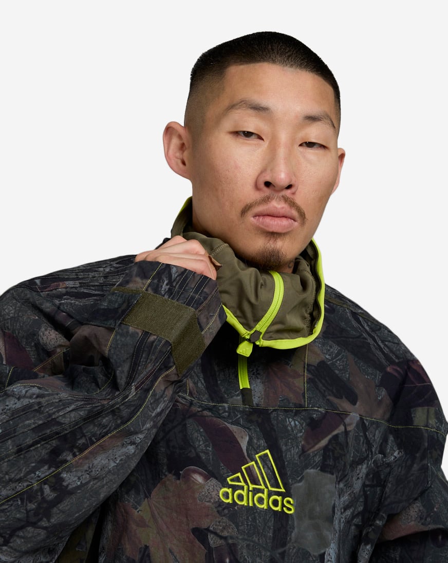 Shop adidas Camo Jacket Q1 JD5417 camo | SNIPES USA