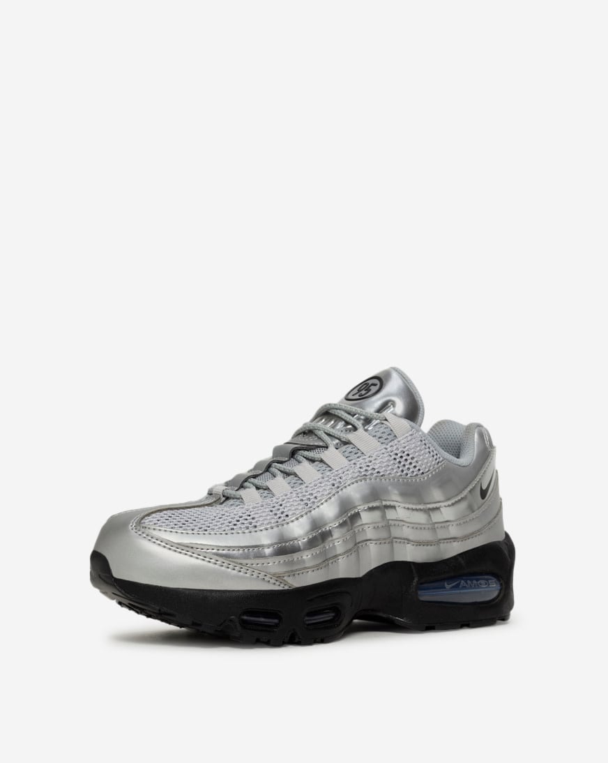 Shop Nike Big Kids' Air Max 95 SE LTR IO9859-003 silver | SNIPES USA