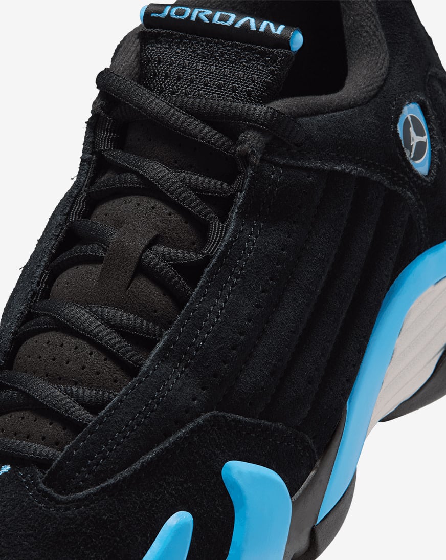Shop Jordan Big Kids' Air Jordan 14 Retro 487524-007 black