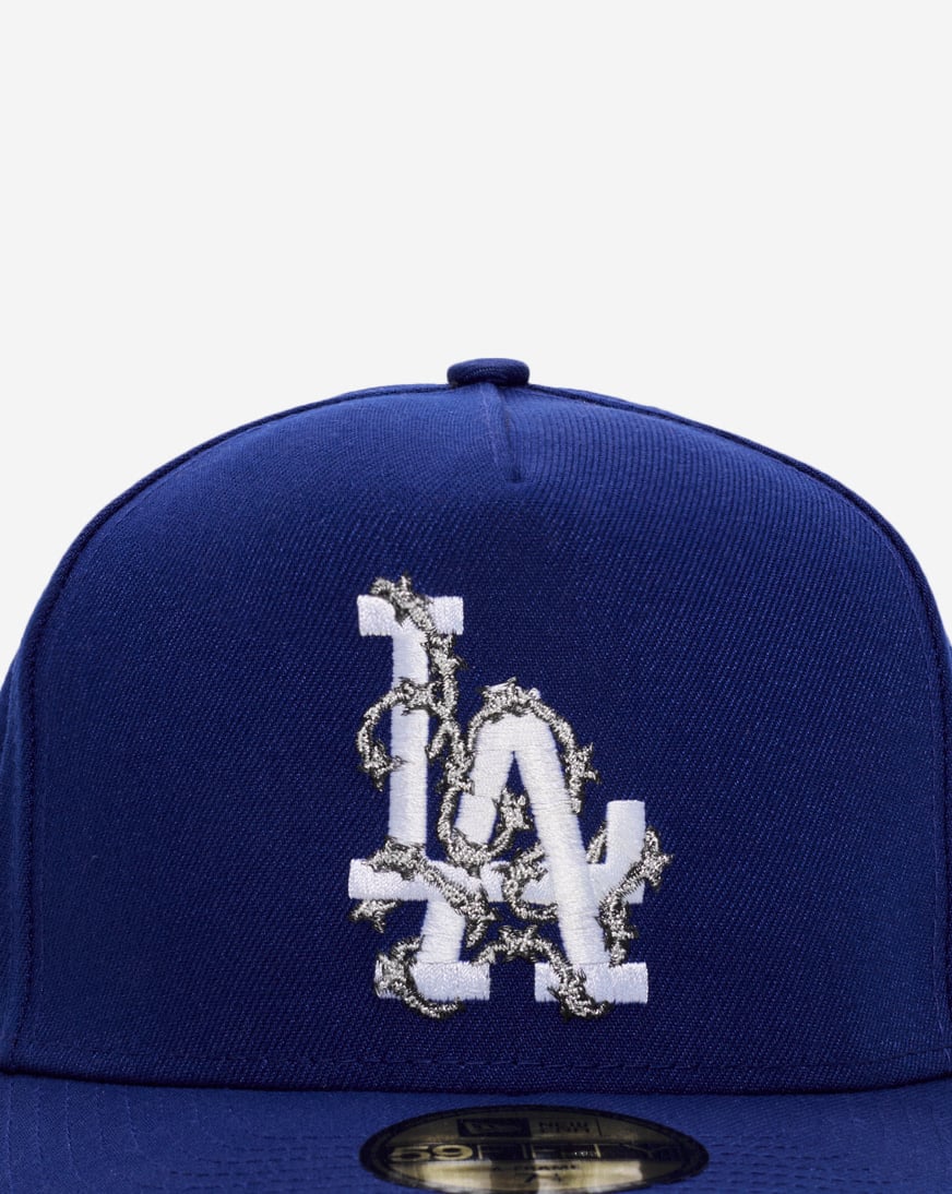 Shop New Era 59Fifty Los Angeles Dodgers A-Frame Fence Fitted Hat