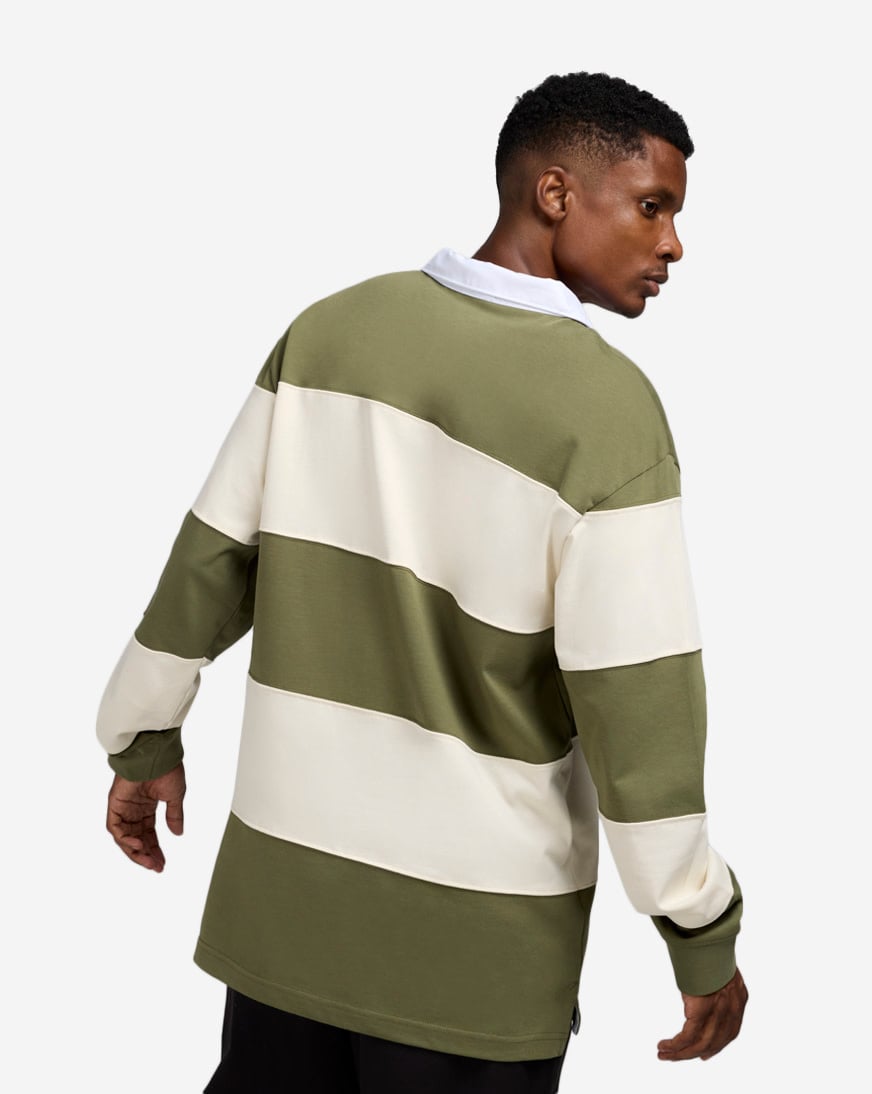 Shop SNIPES Rugby Long Sleeve Tee FW25MF006-711 green | SNIPES USA