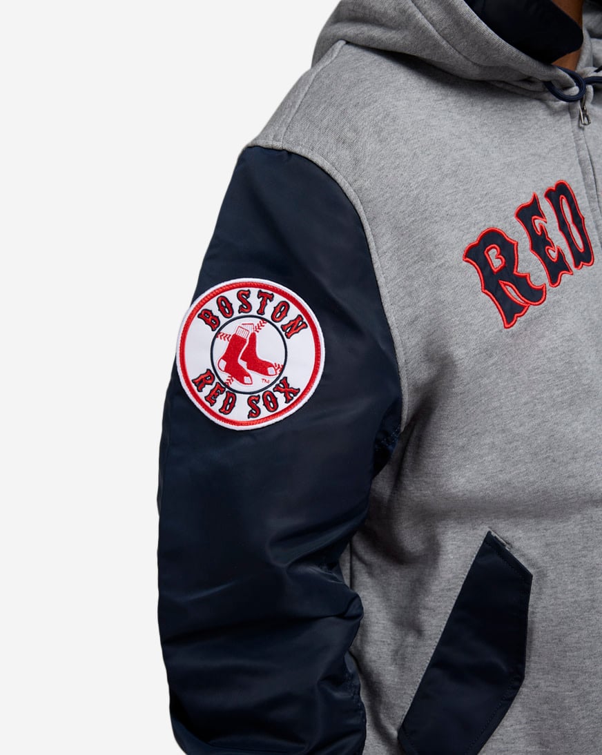 Shop New Era Alpha Industries Boston Red Sox Bomber Jacket