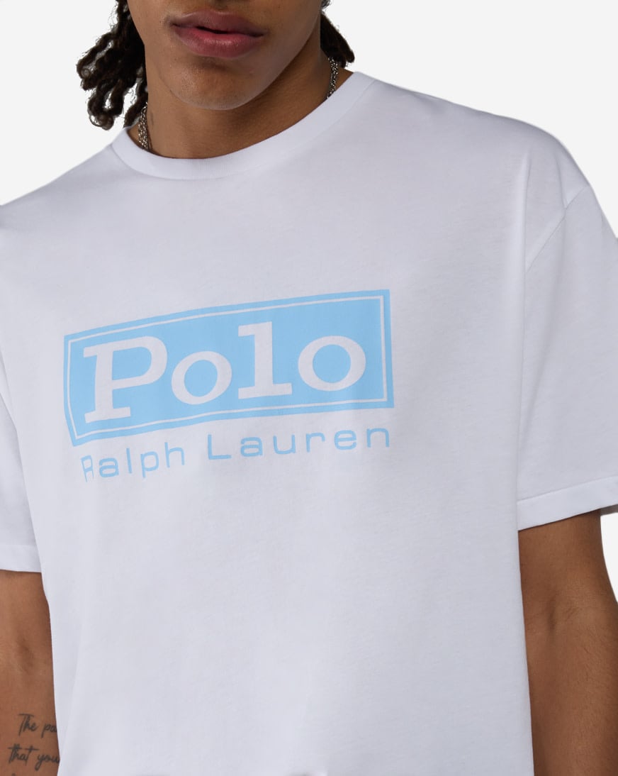 トップス BoTT Logo S/SL Polo Shirt White L Shop Polo Ralph Lauren Box Logo Tee 710866251503-WHT white