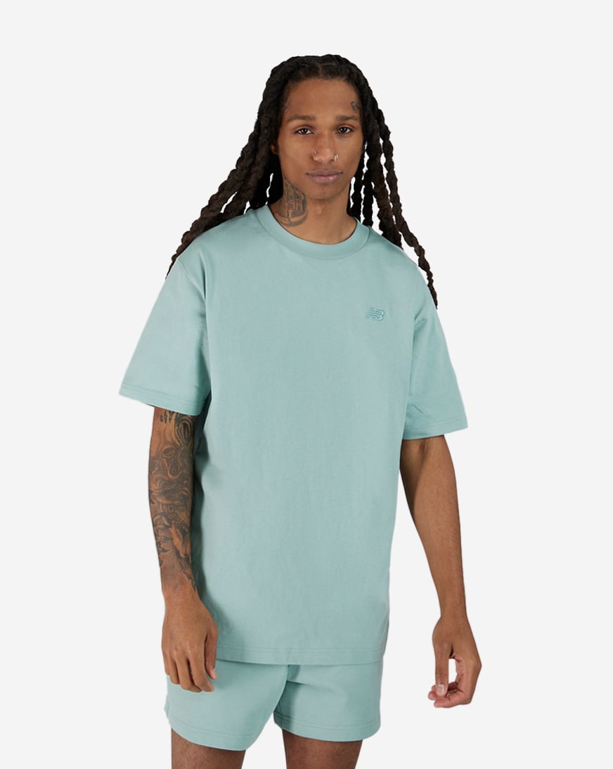 Shop New Balance Athletics Tee MT41533-SAM green | SNIPES USA