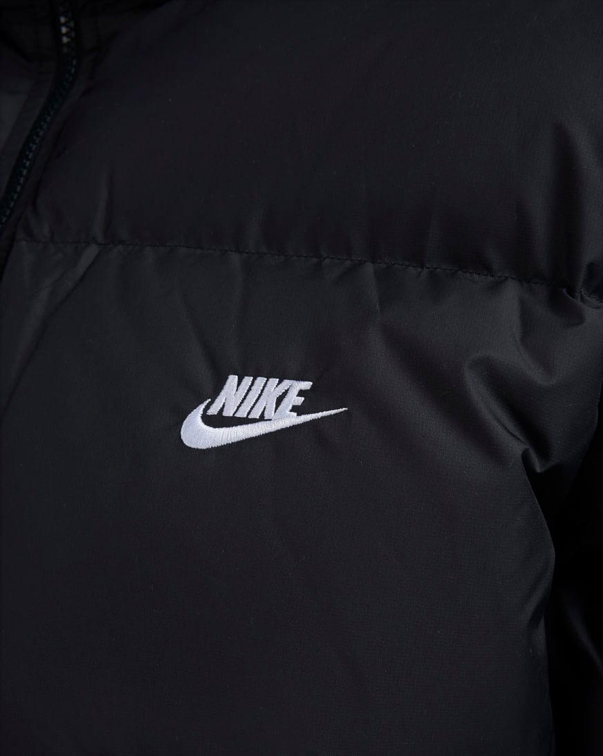 nike mens black puffer jacket
