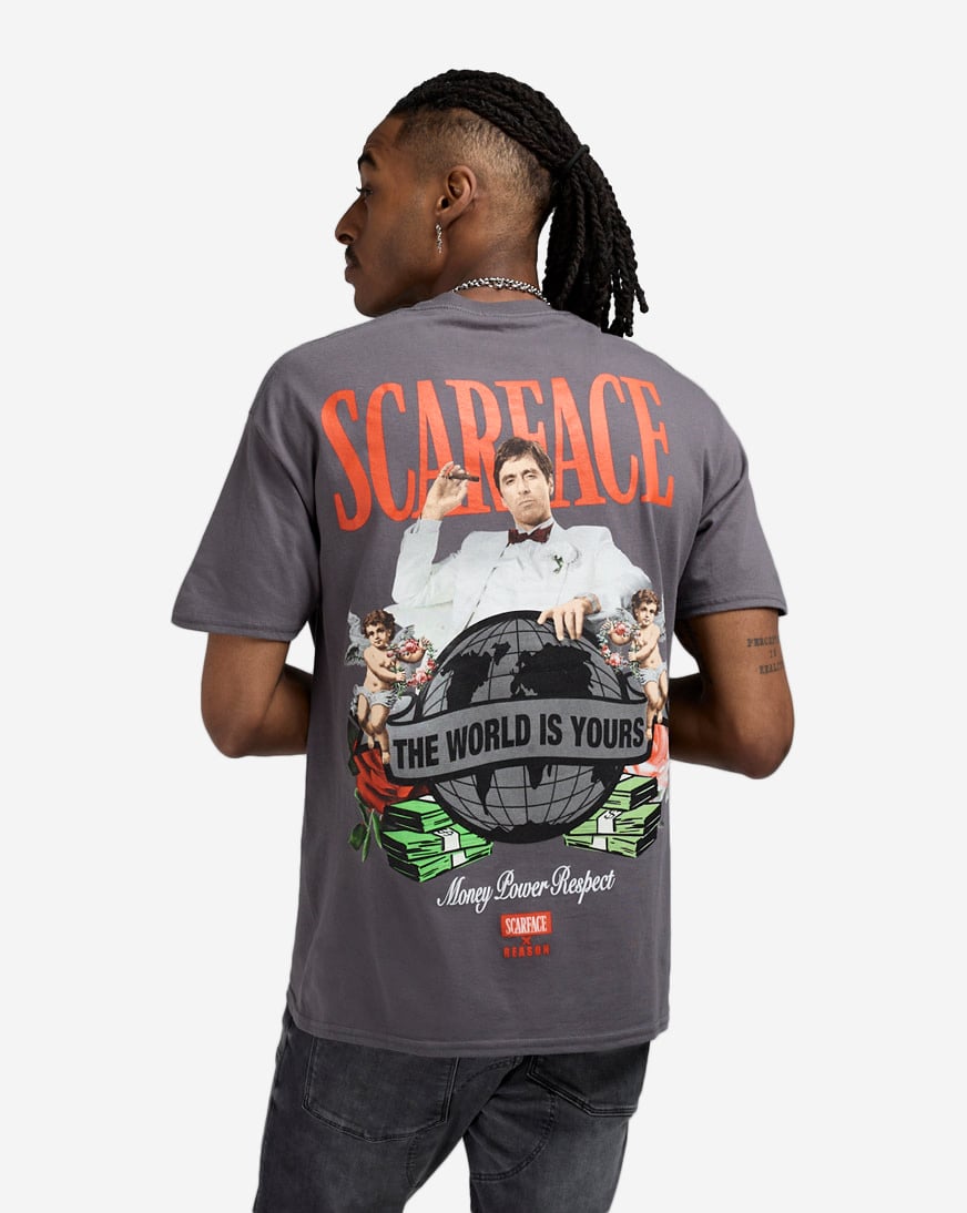 Shop Graphic Tees Scarface World Tee FJ24-23 black | SNIPES USA