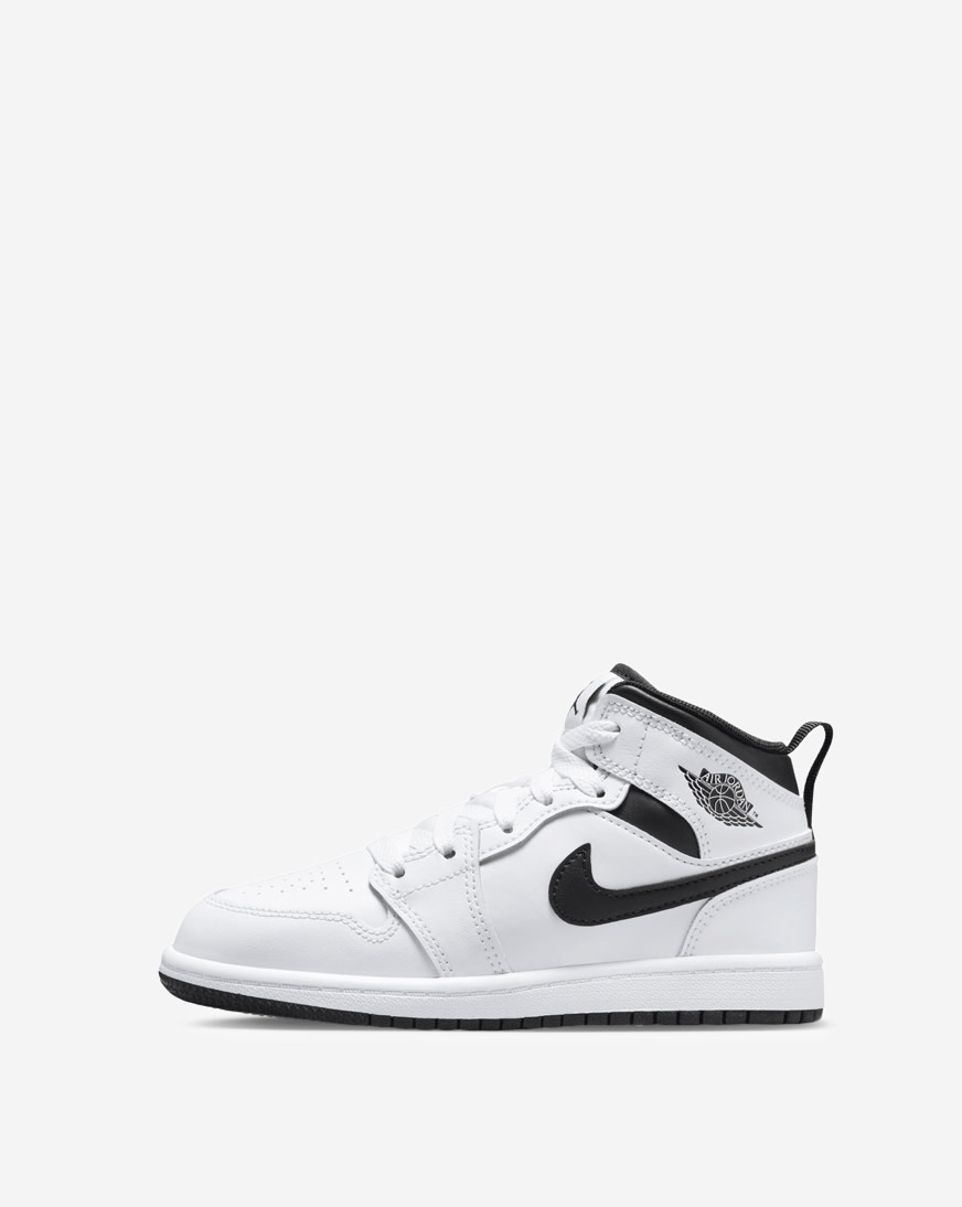 Shop Jordan Pre-School Air Jordan 1 Mid DQ8424-132 white | SNIPES USA
