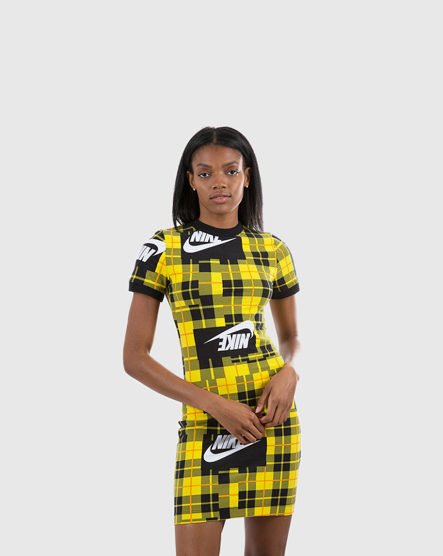 nike dress plaid