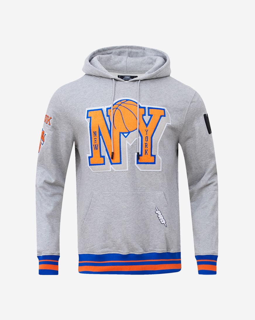 Shop PRO STANDARD New York Knicks Mashup Rib Pullover Hoodie