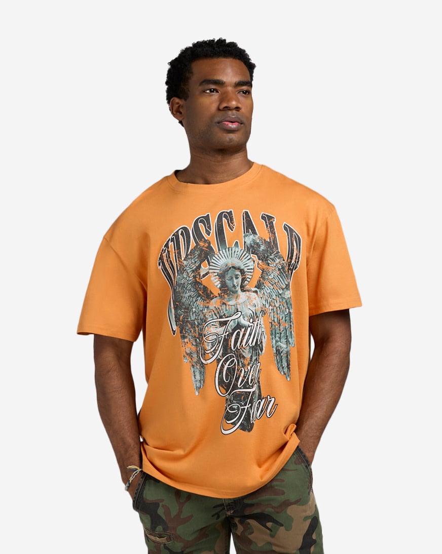Shop Upscale Statued Holy Angel Tee MTUS402-04163 orange | SNIPES USA