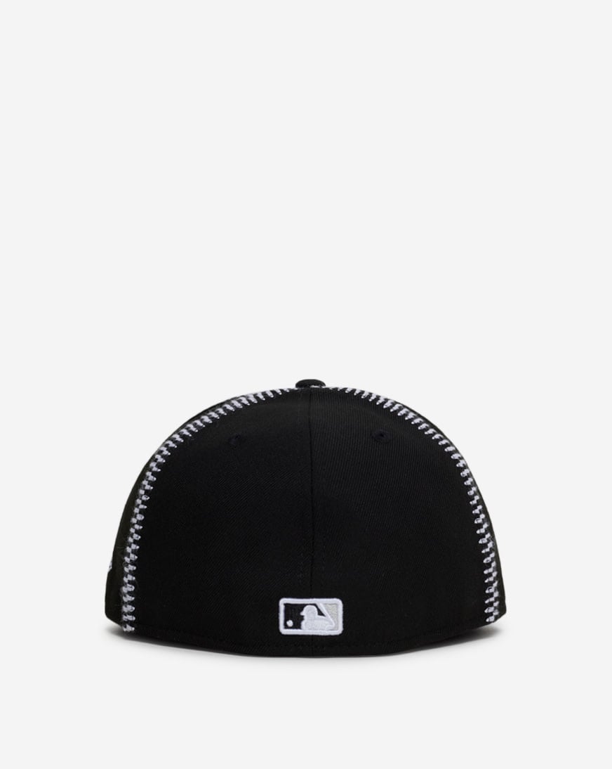 Shop New Era 59Fifty Chicago White Sox Running Stitch Fitted Hat