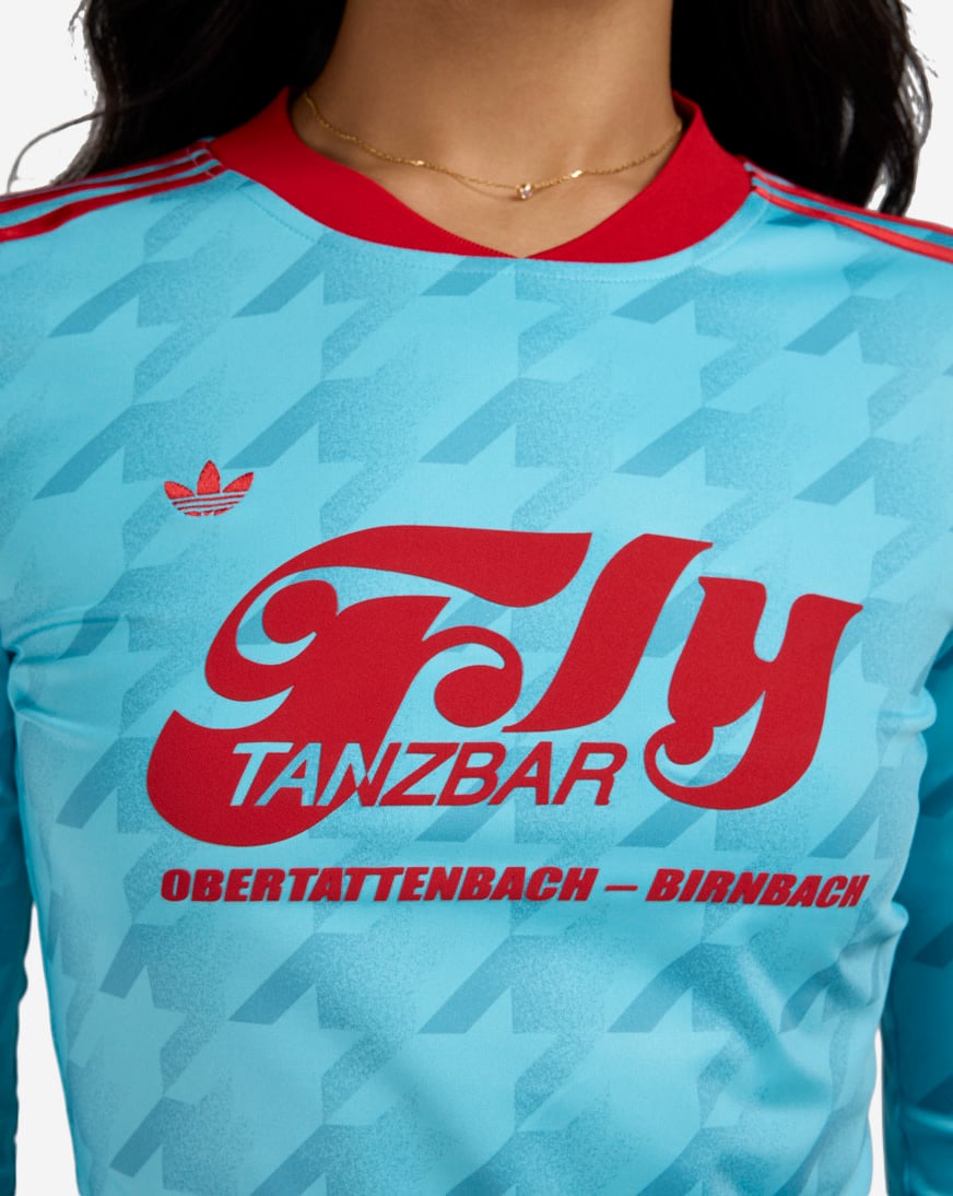 Shop adidas Graphic Football AOP Bodycon Long Sleeve Jersey JW0271