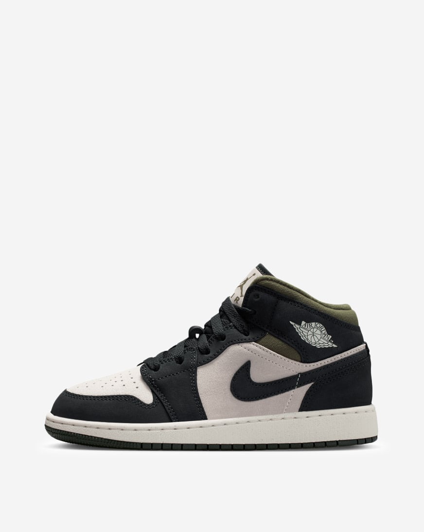 Shop Jordan Big Kids' Air Jordan 1 Mid HV4399-102 brown | SNIPES USA