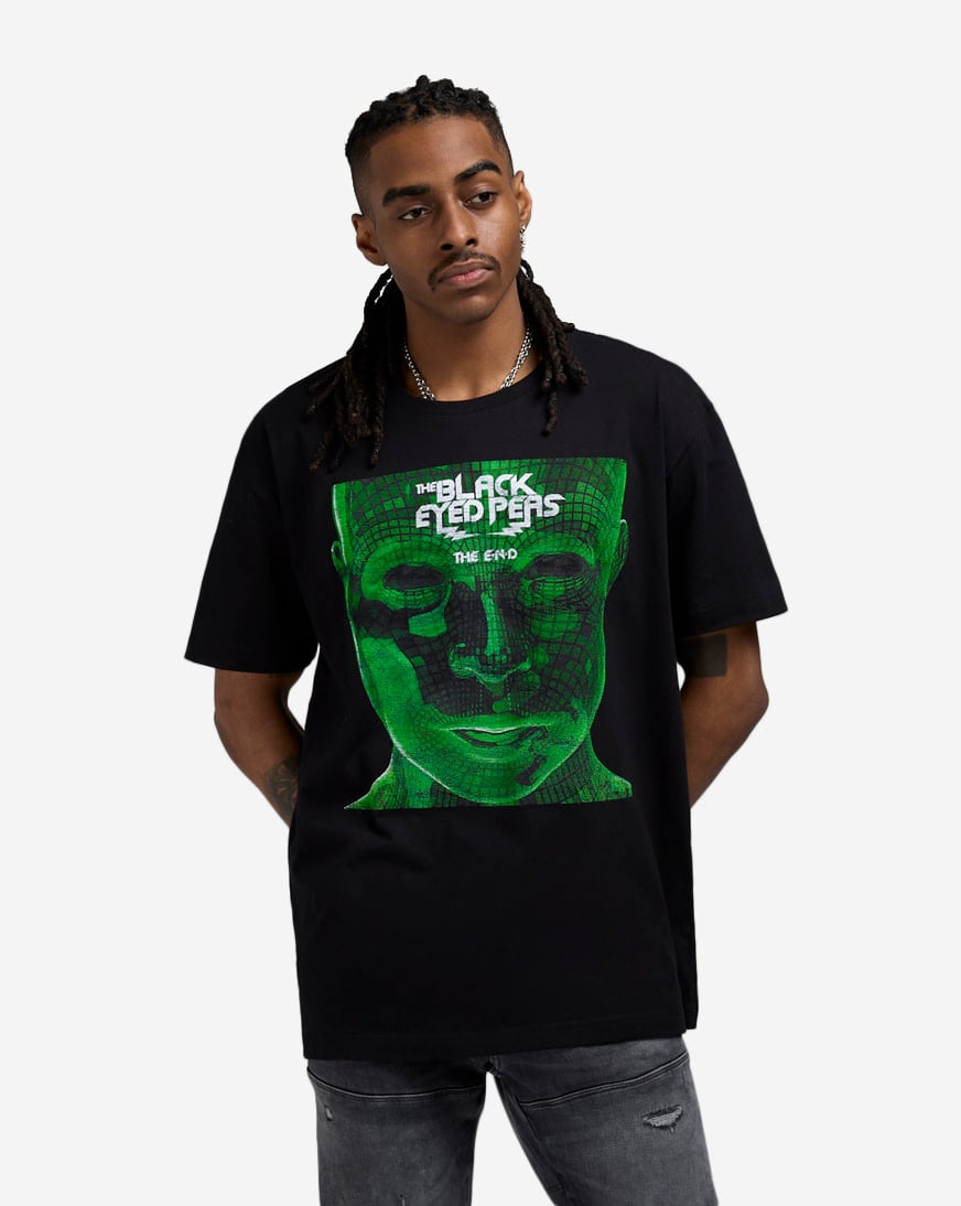 Shop Authentic Retro Black Eyed Peas End Tee C10017END-BLK