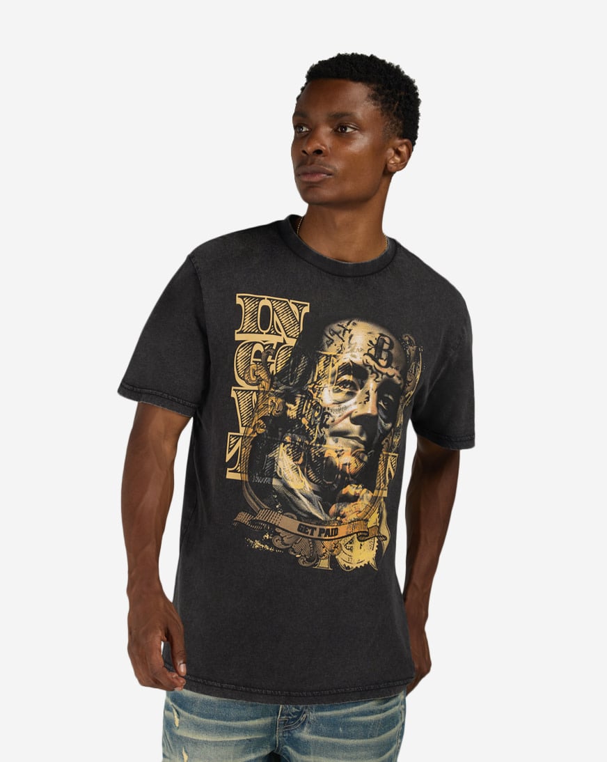 トップス Esan Shop Urban Classics In God We Trust Tee MTUS693A-US-03054 black