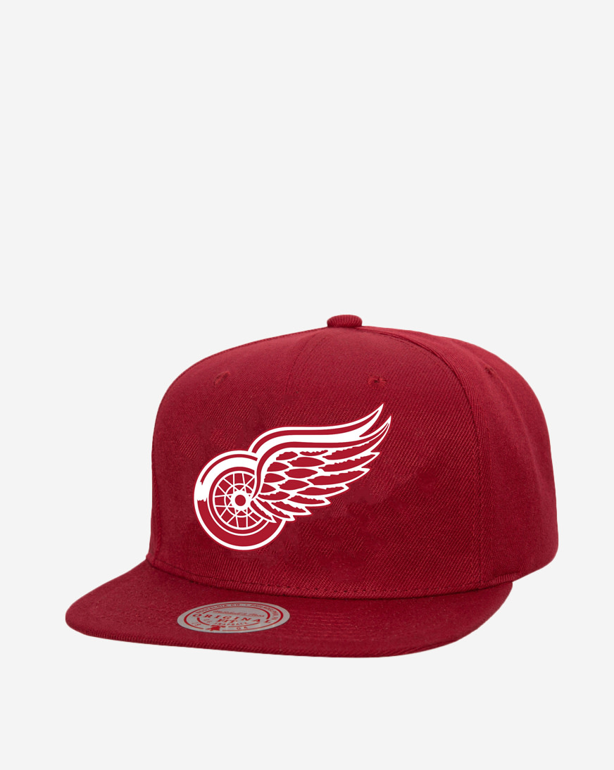 Mitchell Ness Detroit Red Wings NHL Back to Basics Snapback Hat