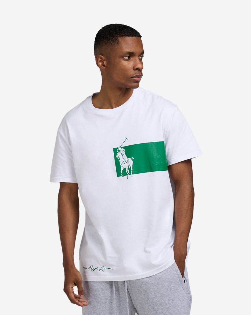 Shop Polo Ralph Lauren Classic Fit Jersey Graphic T-Shirt Shop Polo Ralph Lauren Classic Fit Jersey Graphic T-Shirt