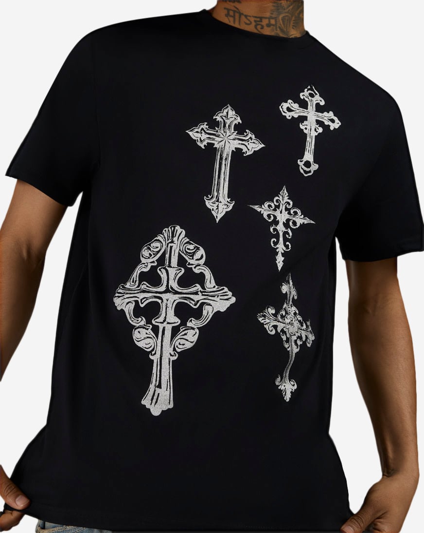 Shop Mister Tee Crosses Tee MTUS518-US-00007 black | SNIPES USA