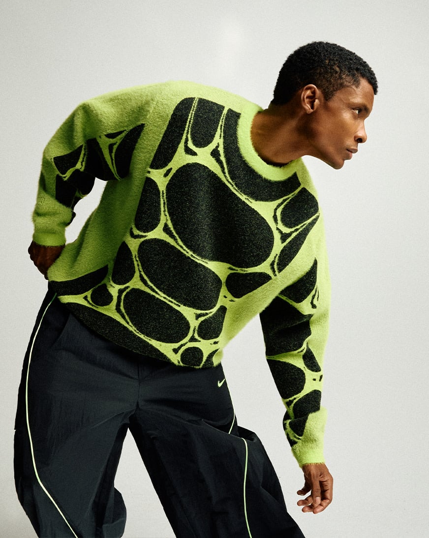 Shop Nike Project F.R.O.G. Jelly Cage Sweater IF1272-010 black