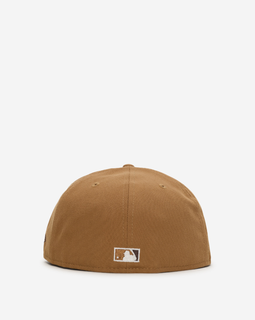 Shop New Era 59Fifty New York Yankees Light Bronze Fitted Hat
