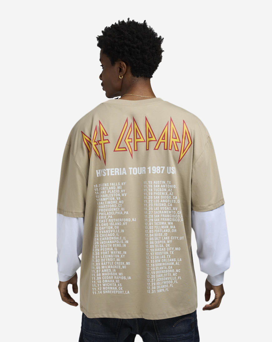 Shop Freeze Max Def Leppard Euphoria Tour Tee D110027-TAW