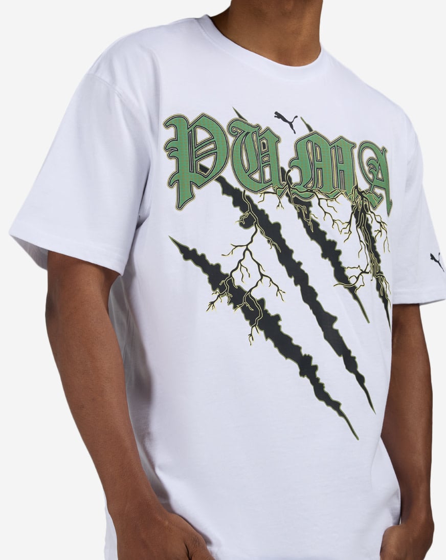 Shop Puma Old English Scratch tee 639157 white | SNIPES USA