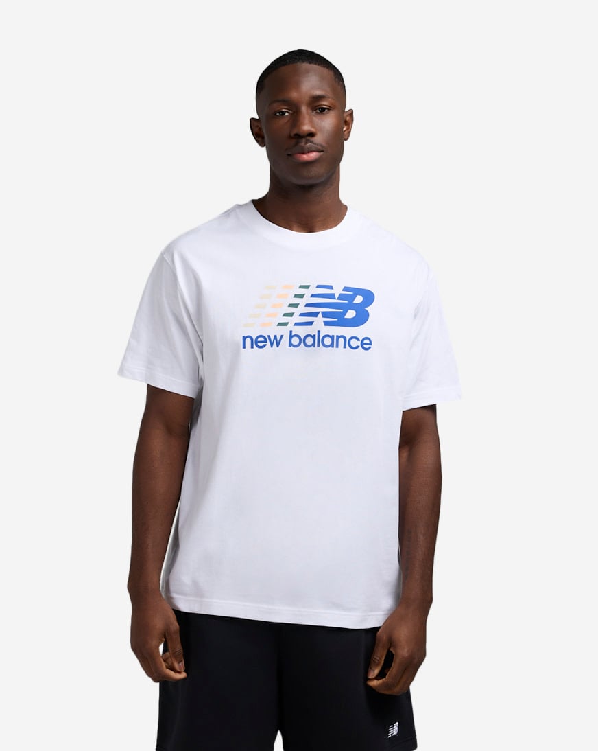 Shop New Balance Racing Tee MT51986-WT white | SNIPES USA