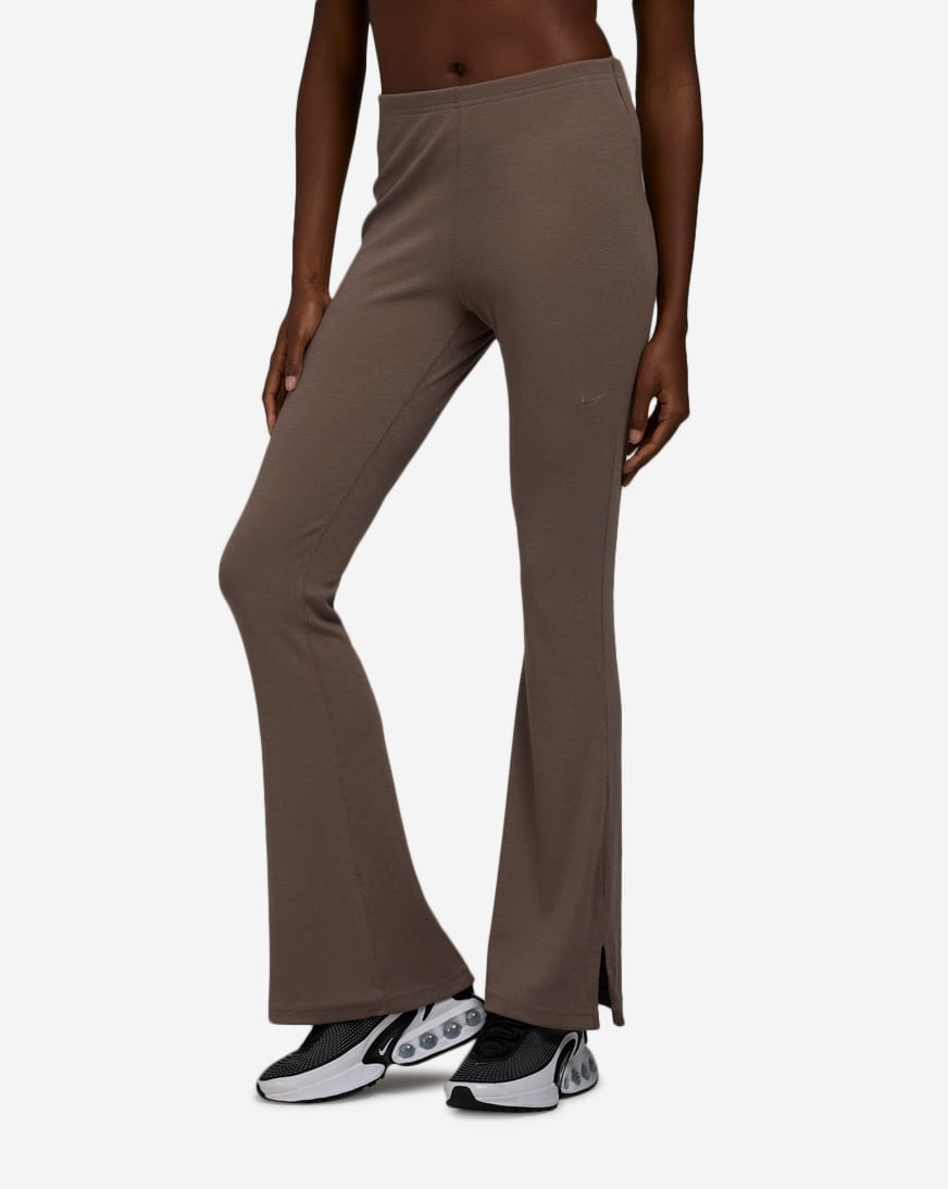 Shop Nike NSW Chill Knit Rib Pant FQ2113-233 brown | SNIPES USA