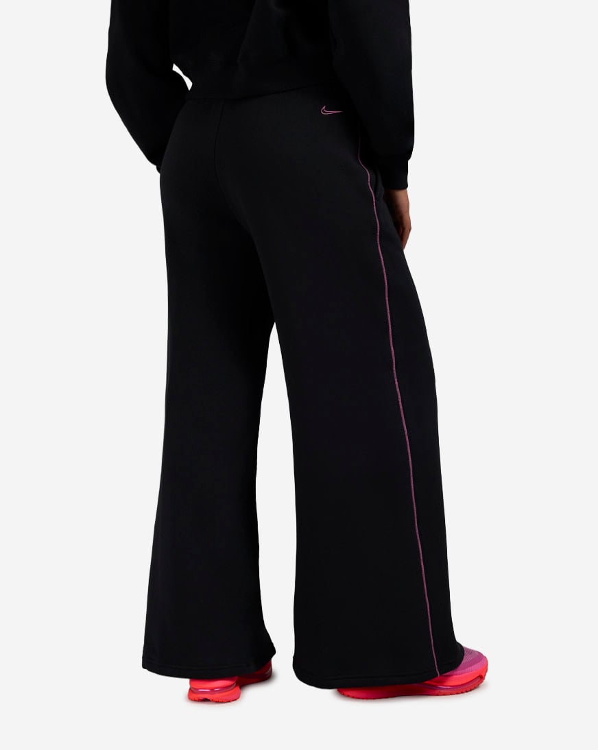 Shop Nike NSW Phoenix Fleece Wide-Leg Contrast Sweatpants IM7492