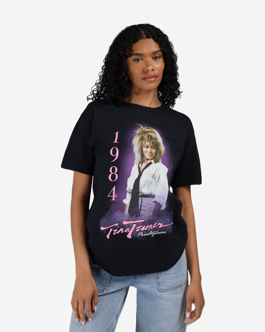 Shop Graphic Tees Tina Turner 1984 Tee TNA0016J1591 black | SNIPES USA