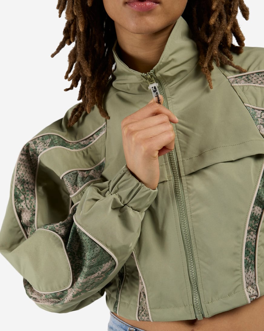 Shop Smoke Rise Mesh Insert Woven Track Jacket RWW26S416SN