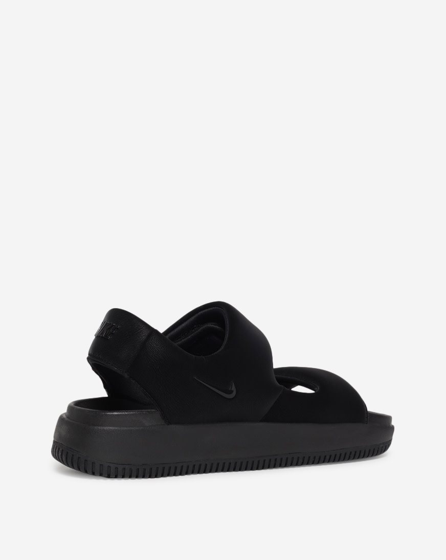 nike black denim sandals