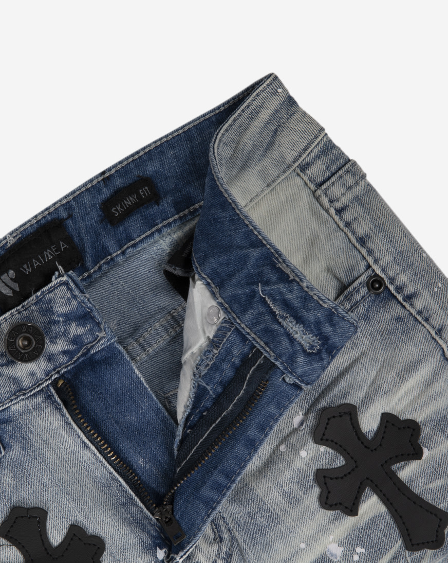 Wide-Leg Jeans with Turn-Up, for Girls - stone, Girls