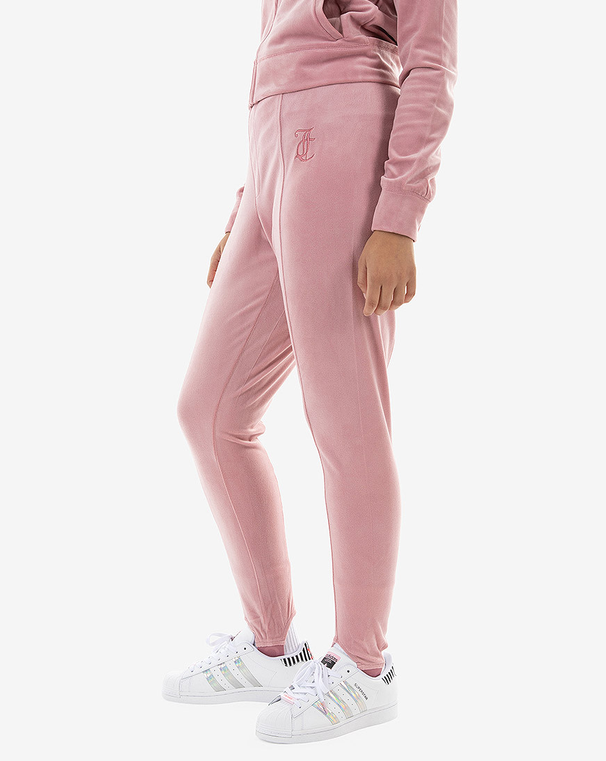 Shop Juicy Couture Pintuck Velour Stirrup Pants J1FBV106