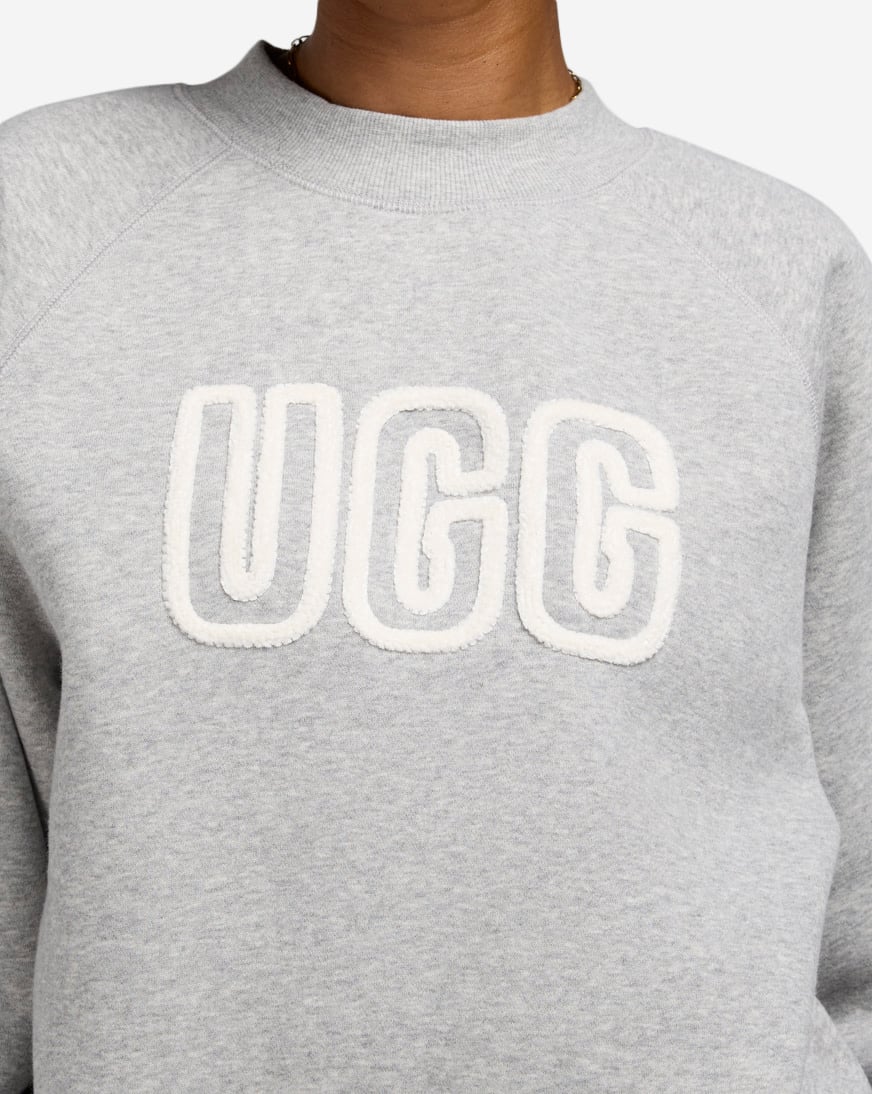 Shop UGG UGG Logo Crewneck 1171477-GRHE grey | SNIPES USA