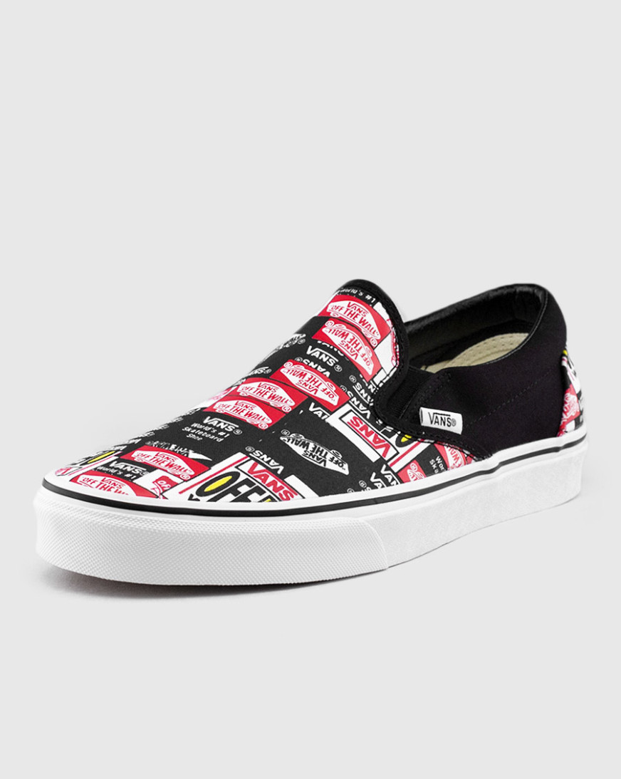 vans label mix slip on