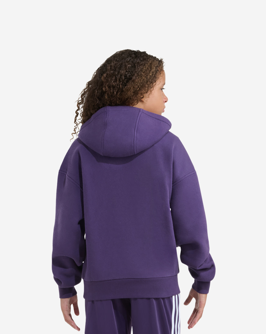 本日限定価格‼️Aufbruch Hoodie sサイズ 紫　プレ値 Shop adidas Kids' Silver Foil Logo Fleece Hoodie OA01197