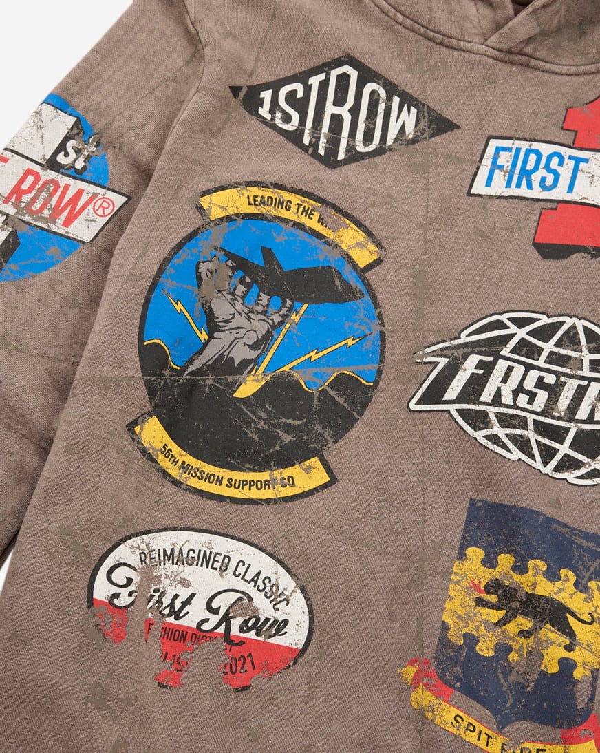 ☆FREEDOM☆ Fisher Logo Sweatshirt Melange FD24FMSS0170ME The Contender Sweatshirt - Heather Grey | Mister Freedom®